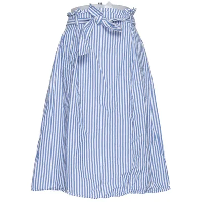 Skirt (Blue, White) from JYOTHI Cotton