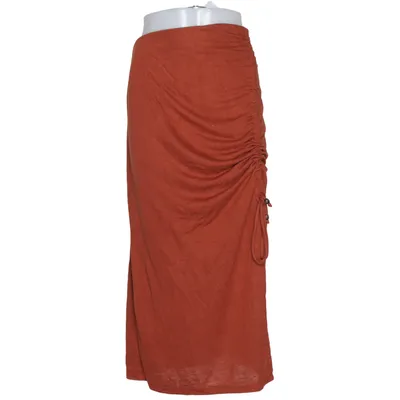 Jupe longue (Marron) de C&A Polyester, Viscose