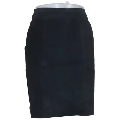 Leather skirt (Black) from Chia Leather, Nylon