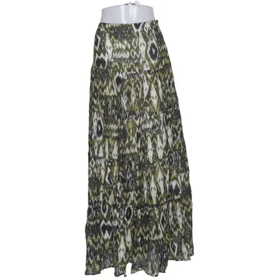 Maxi rok (Groen, Wit, Zwart) van Custommade Katoen, Zijde