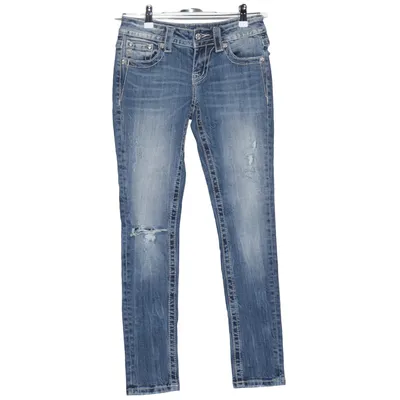 Jeans (Blå) fra Miss Me Bomuld, Elastan