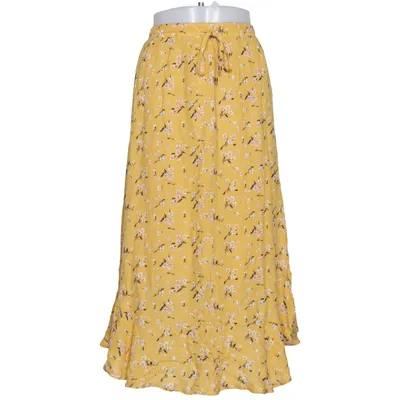 Maxi nederdel (Gul, Flerfarvet) fra Dotti Viscose