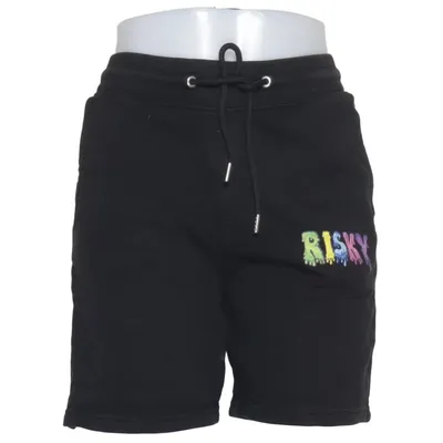 Mjukisshorts (Svart, Flerfärgad) från Risky Ekologisk bomull, Återvunnen polyester