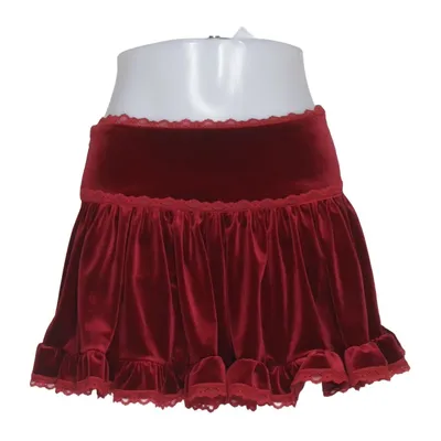 Skort (Rød) fra Mochy Elastan, Polyester
