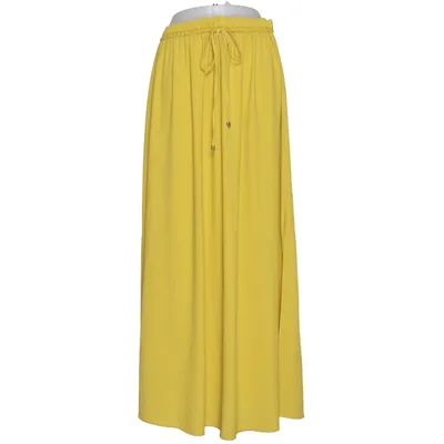 Jupe longue (Jaune) de Zara Basic Polyester