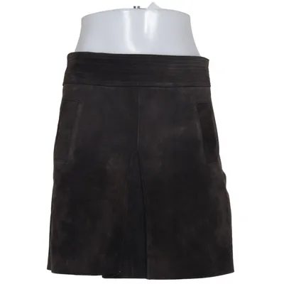 Jupe en cuir (Marron) de Autre Ton Cuir, Polyester