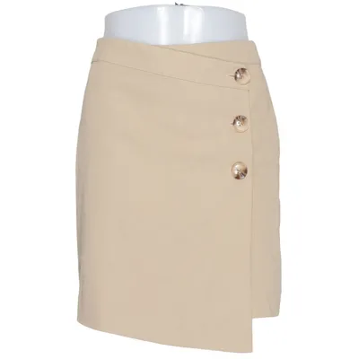 Slå om-nederdel (Beige) fra YAS Genanvendt polyester