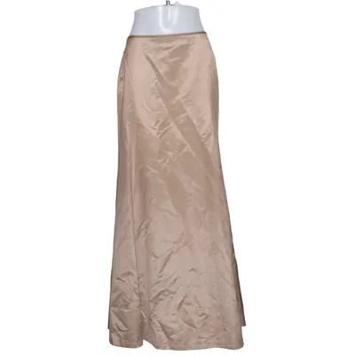 Maxi nederdel (Beige) fra René Lezard Bomuld, Silke