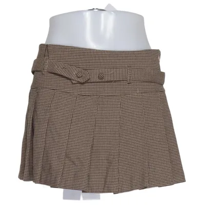 Skirt (Brown) from Zara Elastane, Polyester, Viscose