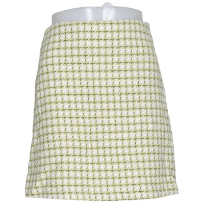 Skirt (Yellow, White, Black) from Comma Acrylic, Cotton, Polyester