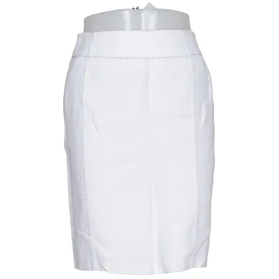 Jupe (Blanc) de Apanage Lin, Polyester, Viscose