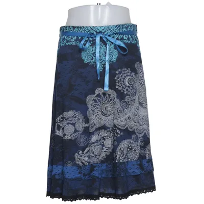 Rock (Blau, Schwarz, Mehrfarbig) von Desigual Viskose