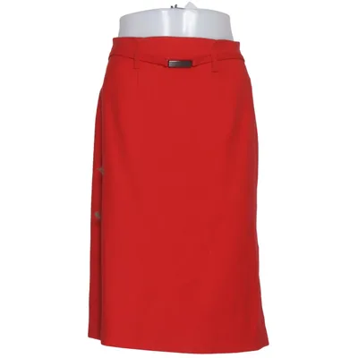 Rok (Rood) van Orwell Acetaat, Kasjmier, Elastaan, Wol
