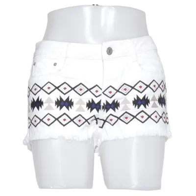 Short (Blanc, Multicolore) de Irina Coton, Élasthane