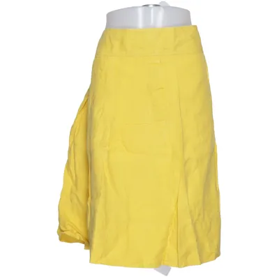 Jupe (Jaune) de Turnover Coton, Lin, Polyester