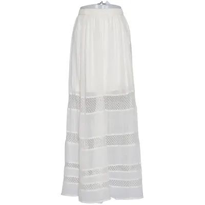 Kjol (Vit) från Abercrombie & Fitch Polyester, Viskos