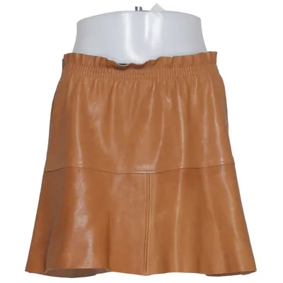 Jupe en cuir (Marron) de Vanilia Cuir