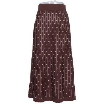 Nederdel (Brun, Hvid) fra Atelier Reve Polyamid, Viscose