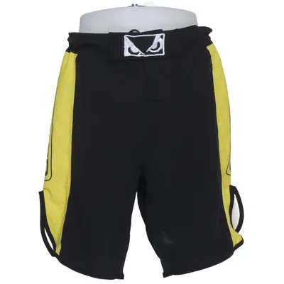 Kampsportsbyxor (Svart, Gul) från Bad Boy Elastan, Polyester