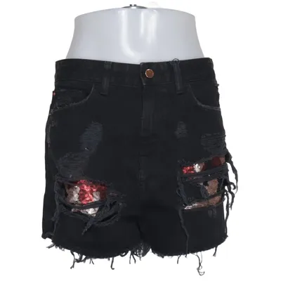 Denim shorts (Black) from Zara Basic Z1975 Denim Cotton