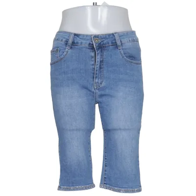 Jeansshorts (Blå) från Miss Natalie Bomull, Elastan, Polyester