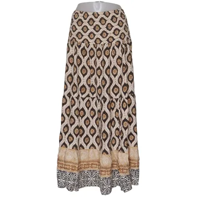 Maxi nederdel (Beige, Sort, Flerfarvet) fra Marta Viscose