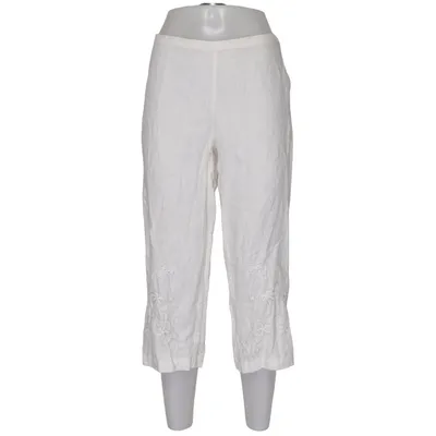 Pants (White) from Amica Linen