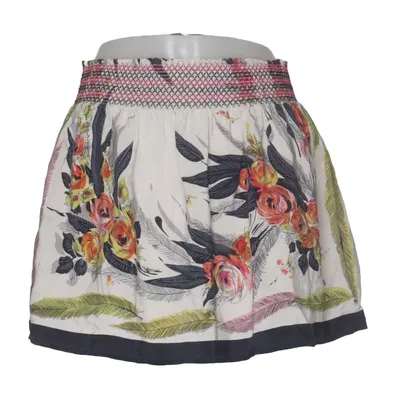 Rok (Wit, Meerkleurig) van Kimchi Blue Zijde