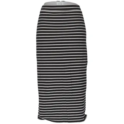 Maxi skirt (Black, White) from Alice Dot Elastane, Lyocell, Organic cotton