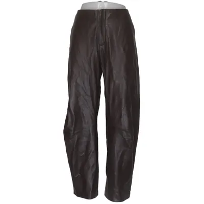 Byxor (Brun) från Zara Leather Collection Skinn