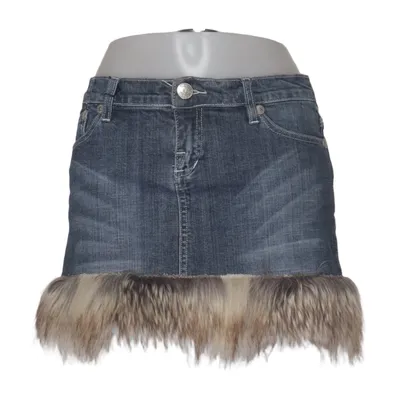 Jeanskjol (Blå) från Victoria Beckham for Rock&Republic Bomull, Elastan
