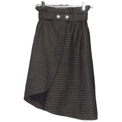 Rok (Grijs, Groen, Bruin) van Ganni Polyester, Viscose