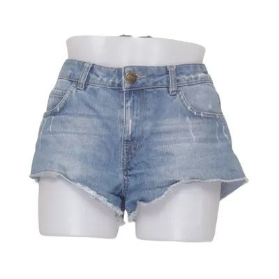 Denim shorts (Blue) from A Wear Cotton