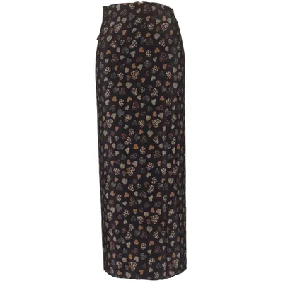 Jupe longue (Noir, Marron, Multicolore) de Charlotte Sparre Soie