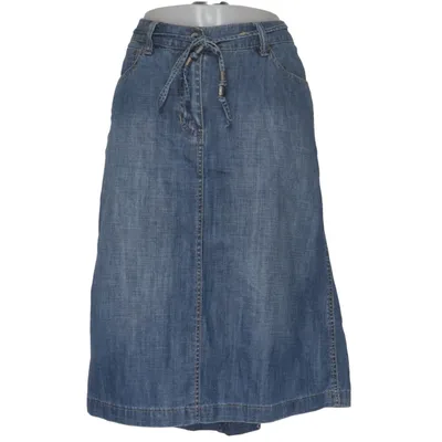 Denim skirt (Blue) from XLNT Woman Cotton