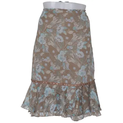 Jupe (Marron, Bleu) de H&M Polyester