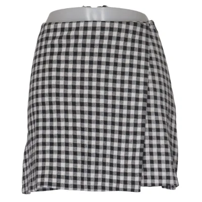 Rok (Zwart, Wit) van Mango Basics Katoen, Elastaan, Polyester, Viscose