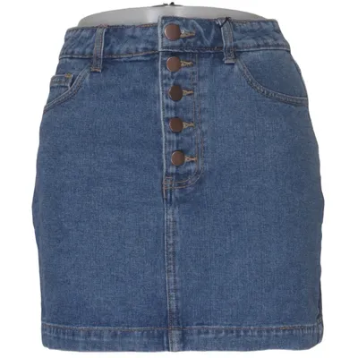 Denim skirt (Blue) from Forever 21 Cotton, Polyester, Viscose