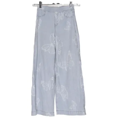 Spijkerbroek (Blauw, Wit) van H&M Katoen, Polyester, Elastaan