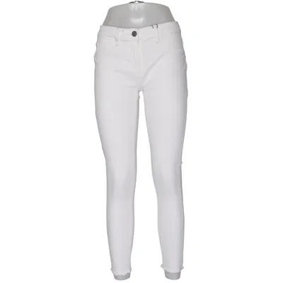 Jeans (Vit) från Gina Bomull, Elastan, Polyester