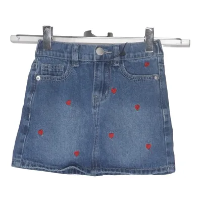 Spijkerrok (Blauw, Rood) van Uniq Katoen