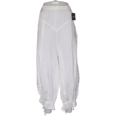 Pantalon (Blanc) de Animale Coton, Soie