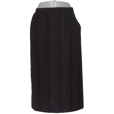 Skirt (Gray, Brown) from Lindbergs Polyester, Viscose