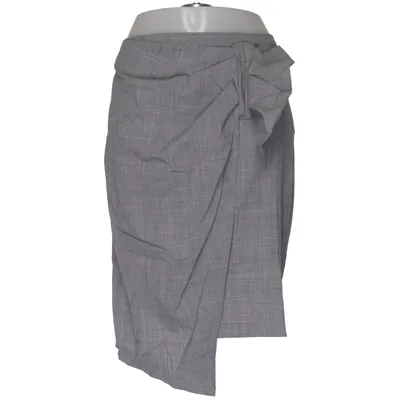 Rock (Grau) von Closet London Elasthan, Wolle