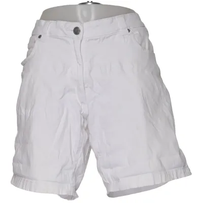 Denim shorts (Wit) van Isolde Katoen, Elastaan