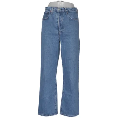 Jeans (Ribcage Straight Ankle) från Levi Strauss & Co Bomull, Elastan