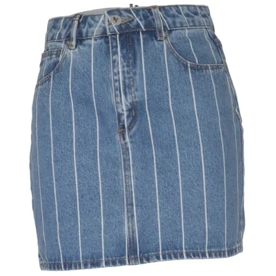 Jeanskjol (Blå, Vit) från Abrand Jeans Bomull