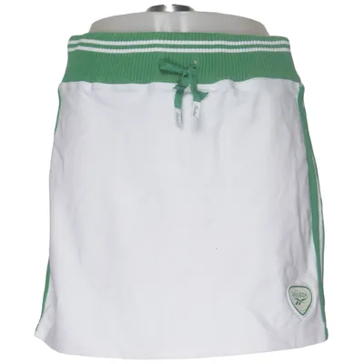Træningsnederdel (Hvid, Grøn) fra Reebok Bomuld, Elastan, Polyester