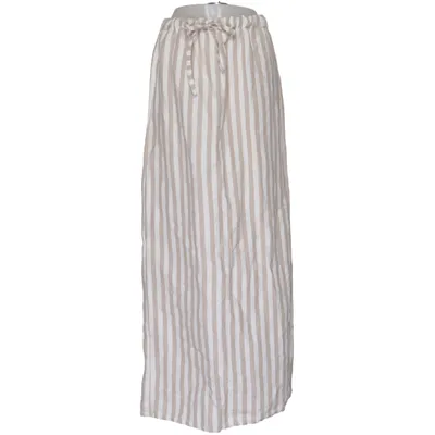 Jupe longue (Beige, Blanc) de UNQ