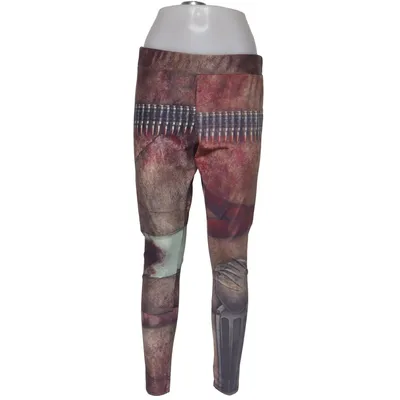 Legging (Marron, Multicolore) de Teefury Élasthane, Polyester